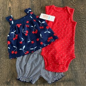 NEW! 3M Baby Girl 3 Piece Set
